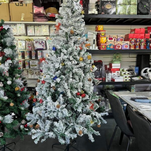 Christmas Trees with Dual Color Lights (24 Pre-Lit Trees)